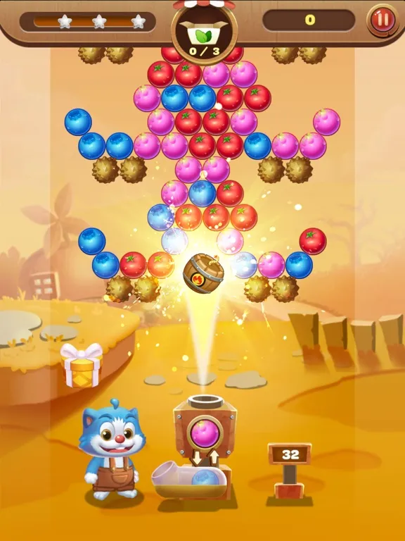 Shoot Ball Fruit Splash iPad  स्क्रीनशॉट