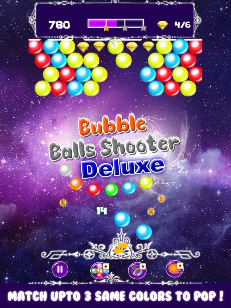 Bubble Balls Shooter Deluxe iPad 应用截图