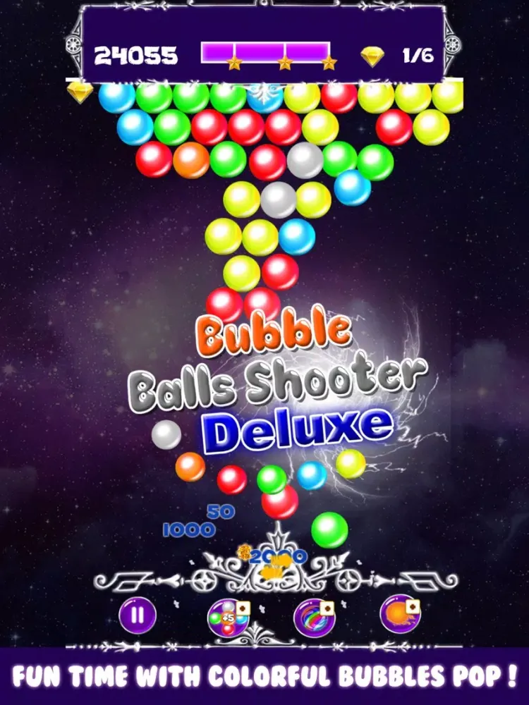 Bubble Balls Shooter Deluxe iPad 应用截图