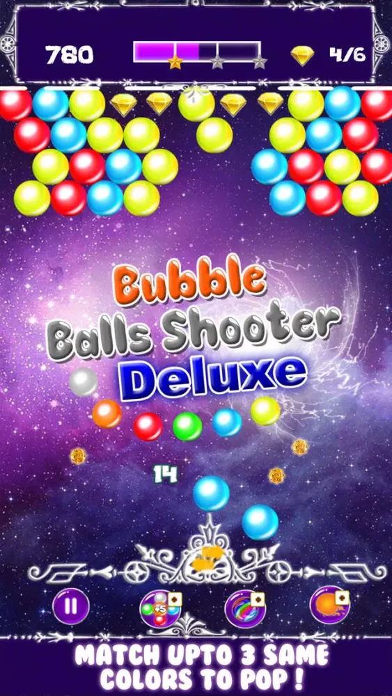 Bubble Balls Shooter Deluxe应用截图