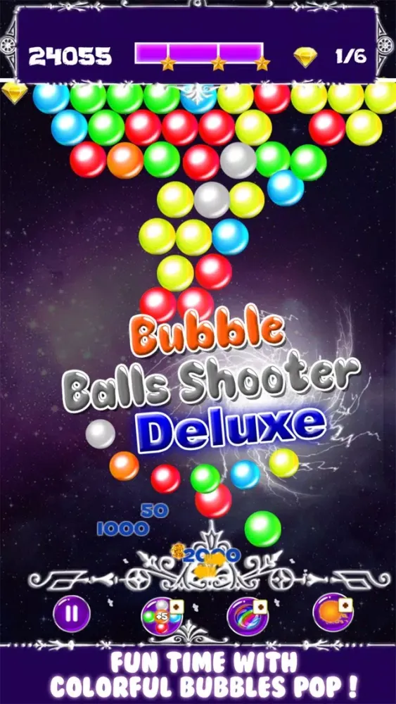Bubble Balls Shooter Deluxe应用截图