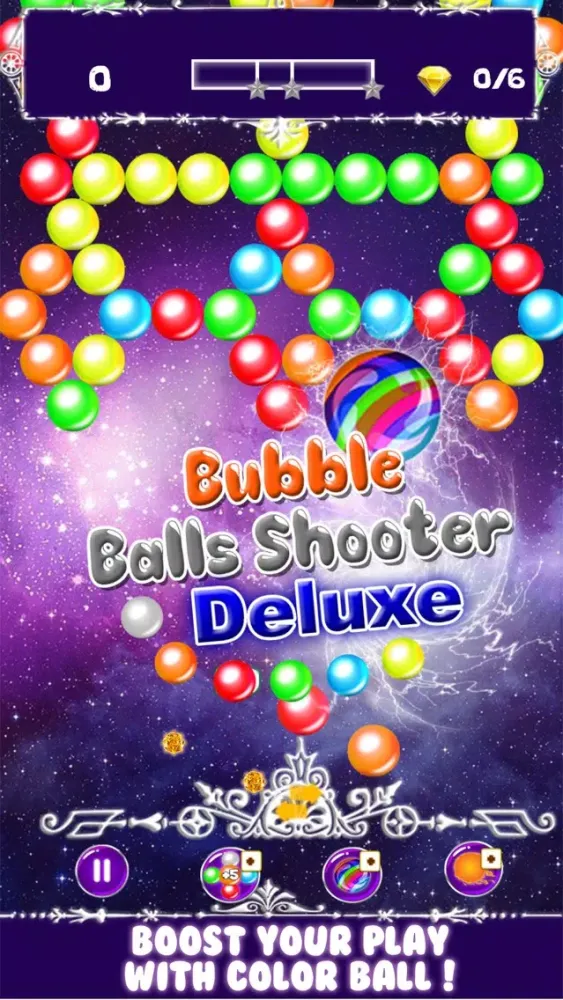 Bubble Balls Shooter Deluxe应用截图