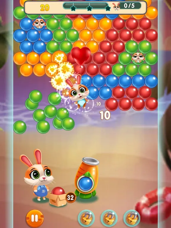 Captures d'écran de Bubble Shooter: Rescue Pet iPad 