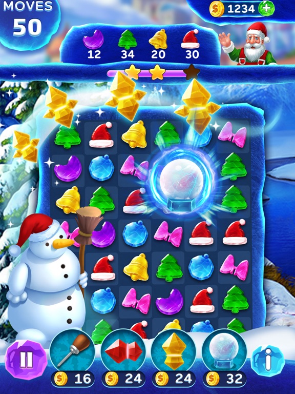 Christmas Frozen Swap iPad 應用截圖