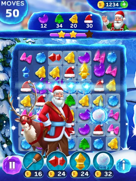 Ảnh chụp màn hình của Christmas Frozen Swap iPad 