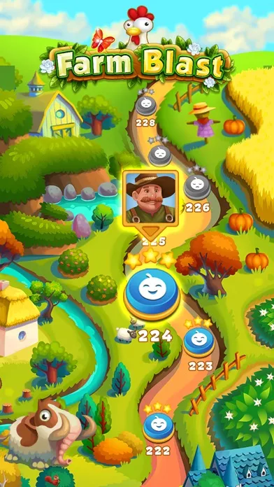 Farm Blast - Garden game スクリーンショット