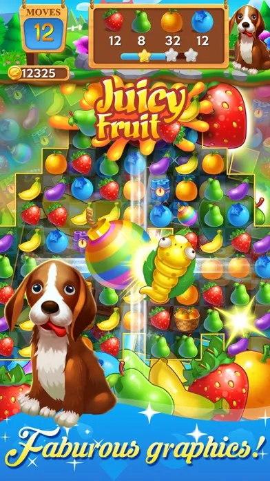 Capturas de pantalla de Juicy Fruit-Match 3 jam heroes