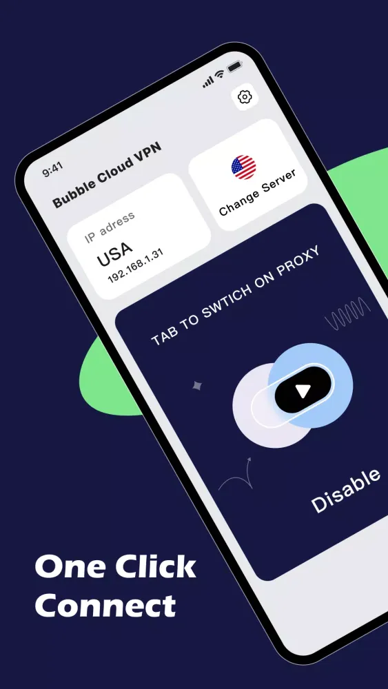 Bubble Cloud VPN Screenshots