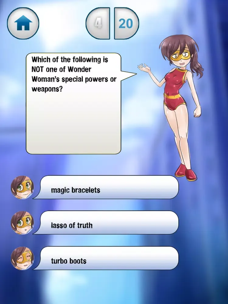 Captures d'écran de Superhero Trivia TOP HD iPad 