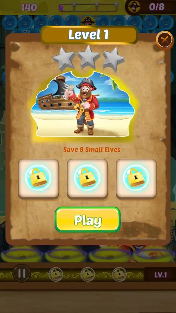 Bubble Shooter - Pirate Rescue Screenshots