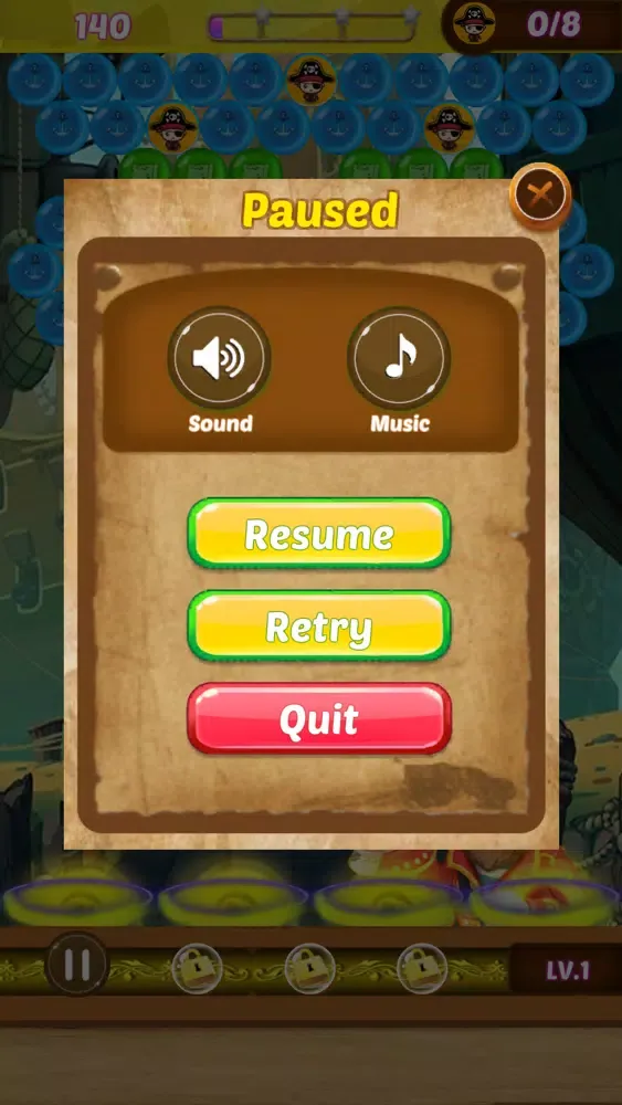 Bubble Shooter - Pirate Rescue Screenshots