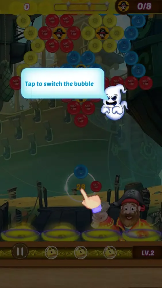 Bubble Shooter - Pirate Rescue Screenshots