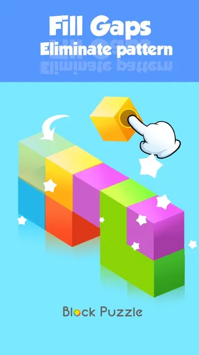 Ảnh chụp màn hình của Block Puzzle -Drop rolling color blocks in crazy and happy 100 boards