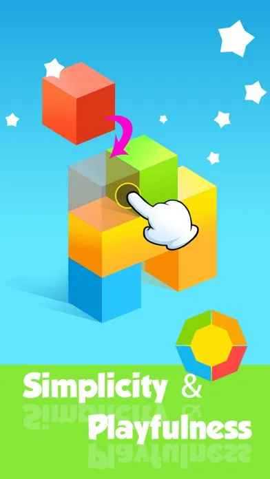 Ảnh chụp màn hình của Block Puzzle -Drop rolling color blocks in crazy and happy 100 boards