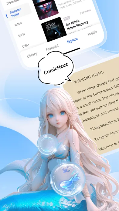ภาพหน้าจอของ Bubble Novel-Striking eBooks