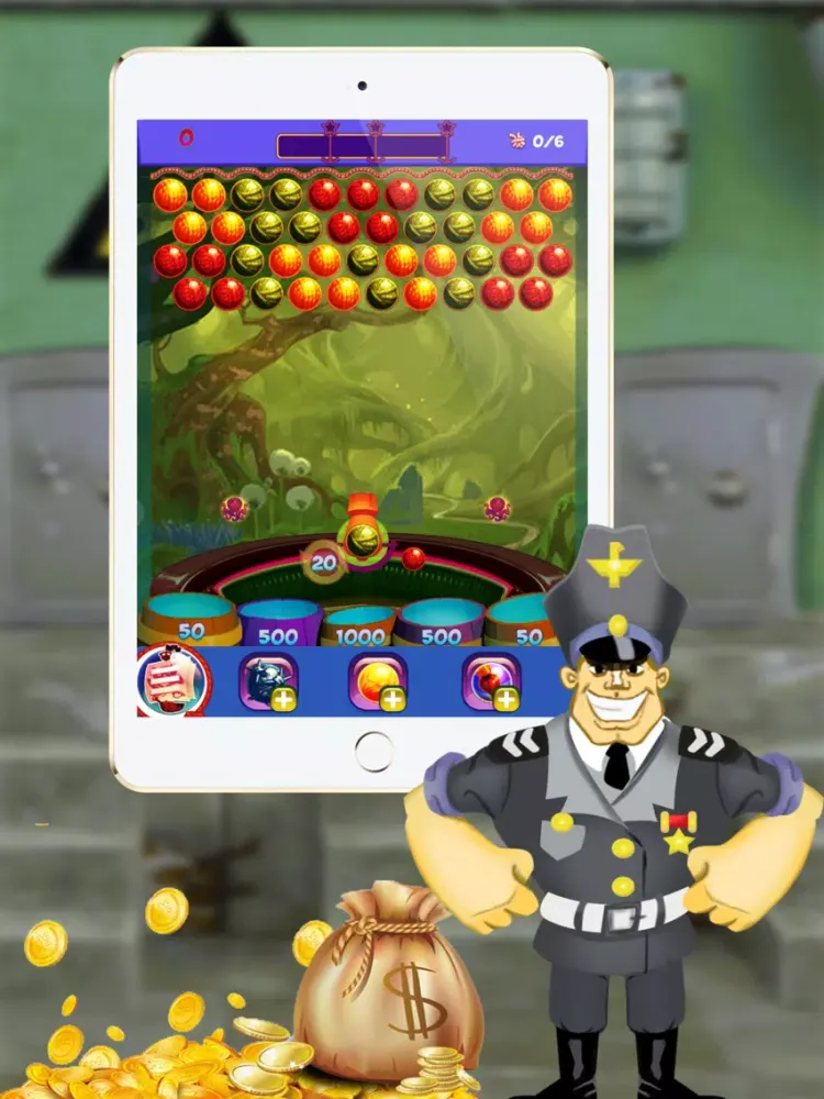 Capturas de pantalla de Resident Bubble Shooter iPad 