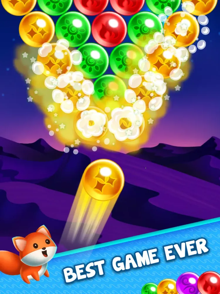Bubble Puzzle Fox Rescue iPad  Screenshots
