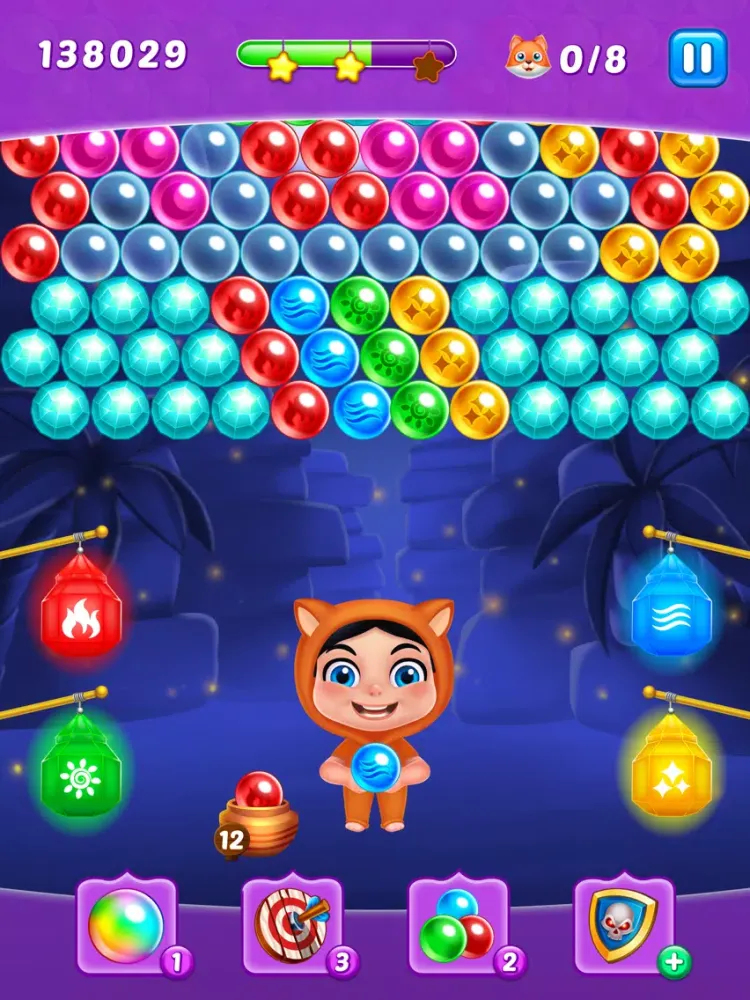 Bubble Puzzle Fox Rescue iPad  Screenshots