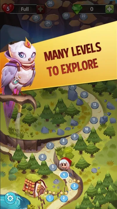 Capturas de tela do Bubble Shooter: Witch Story