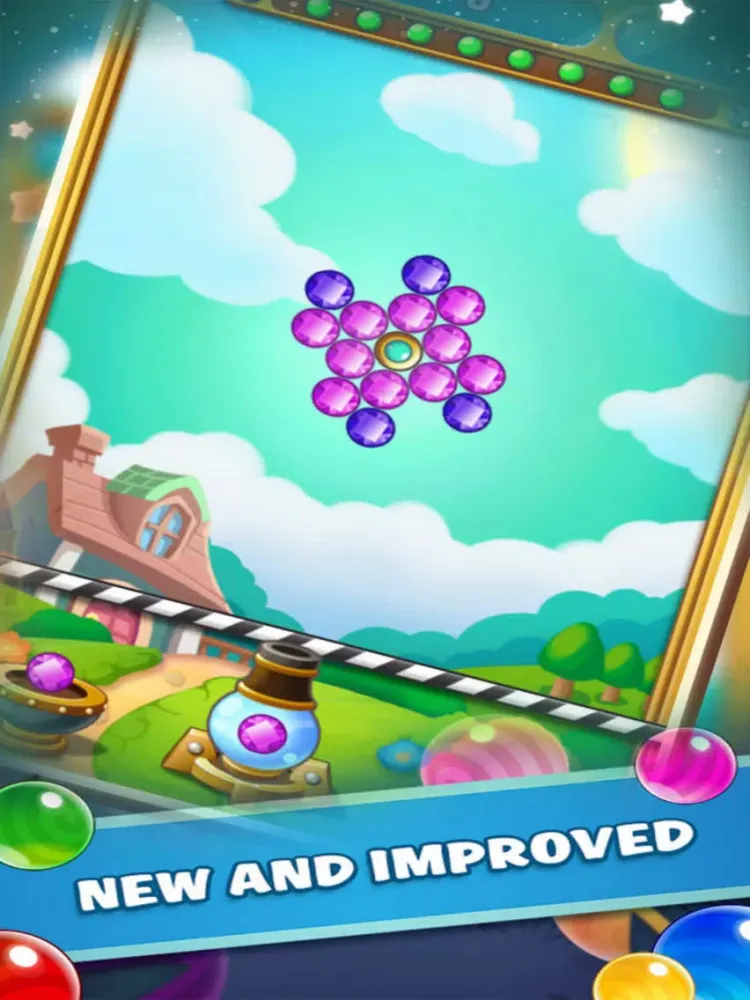 Shooter Jewels- Gems Match-3 Game iPad  Screenshots