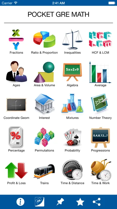 Pocket Quants : GRE® Exam স্ক্রিনশট