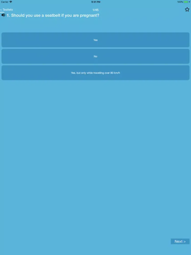 Australian Driving Test 2022 iPad  स्क्रीनशॉट