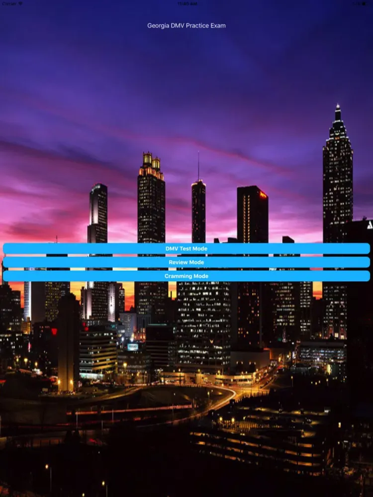 Tangkapan layar Georgia DMV Permit Exam Prep iPad 