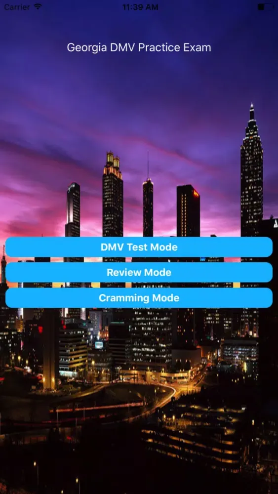 Tangkapan layar Georgia DMV Permit Exam Prep