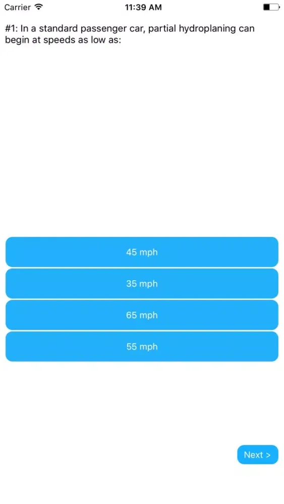 Tangkapan layar Georgia DMV Permit Exam Prep