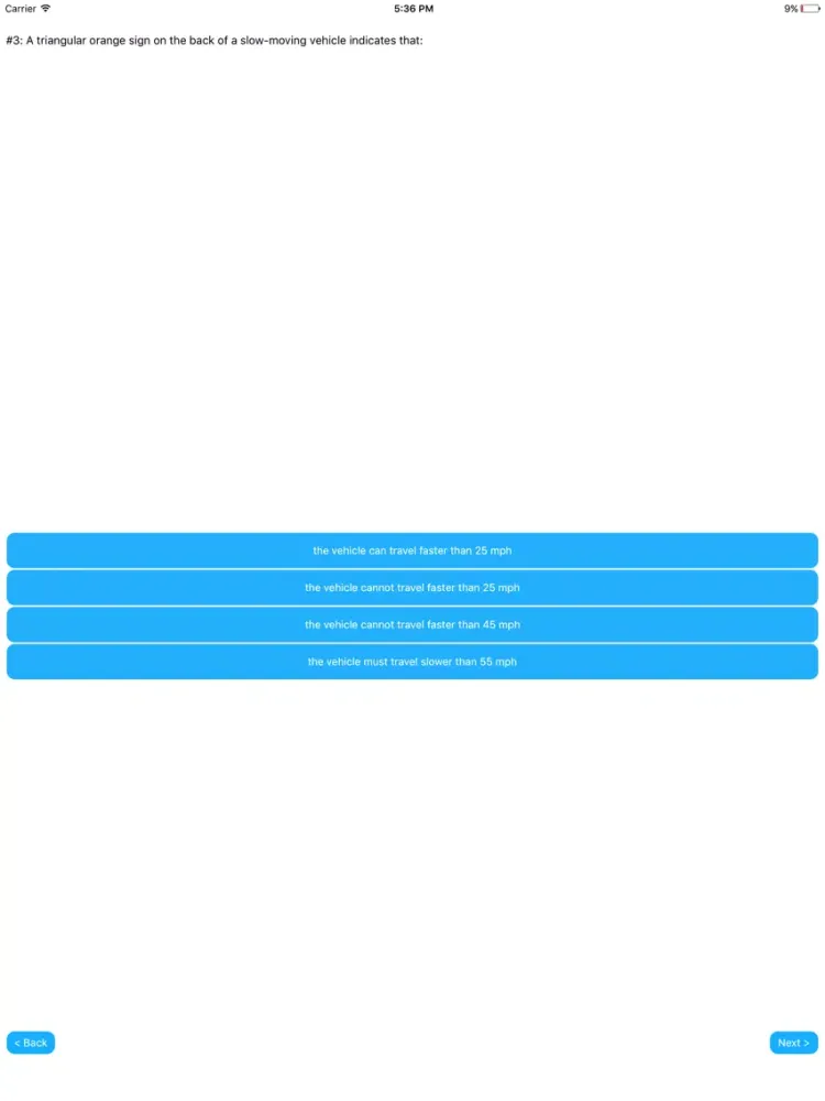 Capturas de pantalla de Illinois DMV Permit Exam Prep iPad 