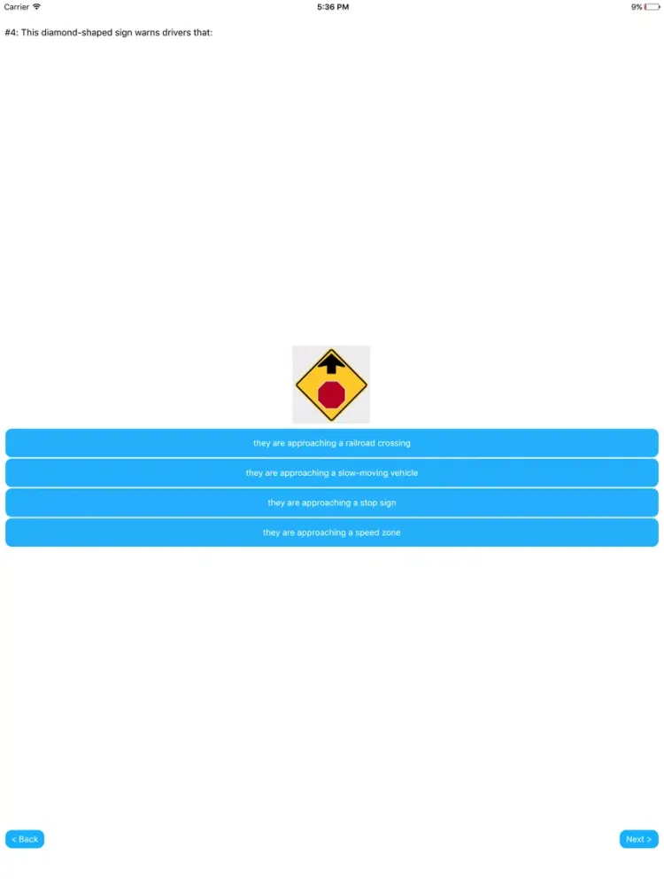Capturas de pantalla de Illinois DMV Permit Exam Prep iPad 