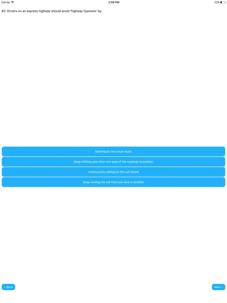Iowa DMV Permit Practice Exams iPad  স্ক্রিনশট