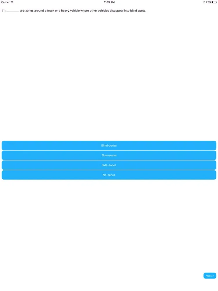 Iowa DMV Permit Practice Exams iPad  স্ক্রিনশট