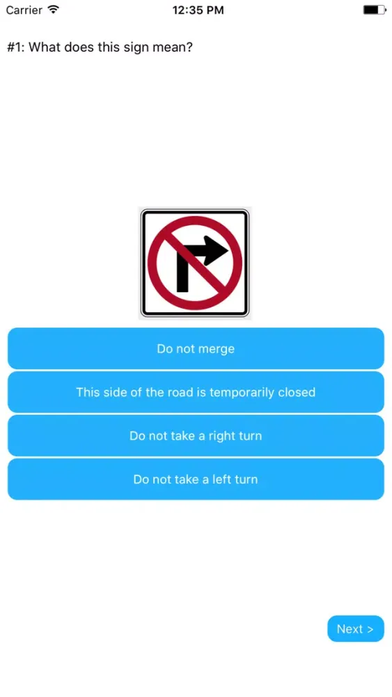 Maine DMV Permit Exam Prep Screenshots