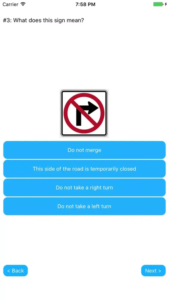 Ohio DMV Permit Practice Exams Screenshots