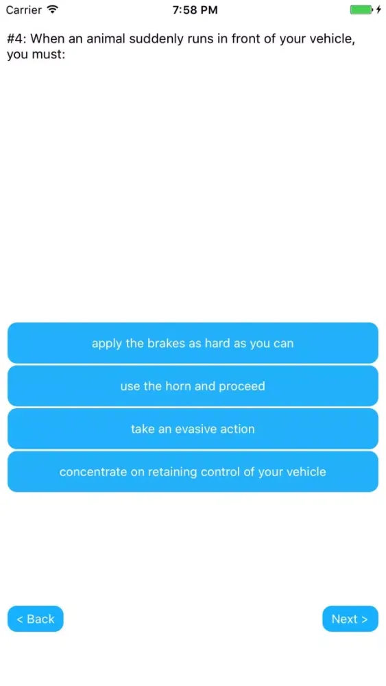 Ohio DMV Permit Practice Exams Screenshots