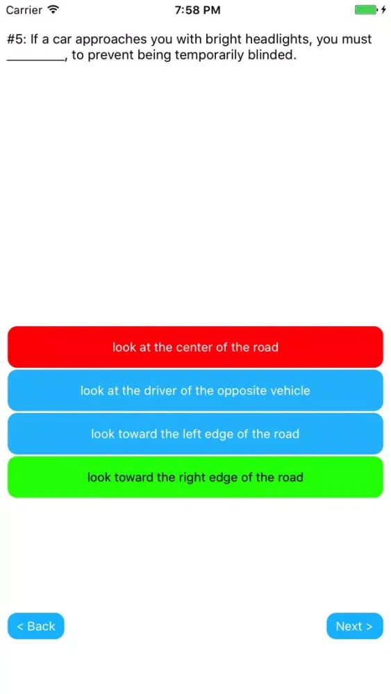 Ohio DMV Permit Practice Exams Screenshots