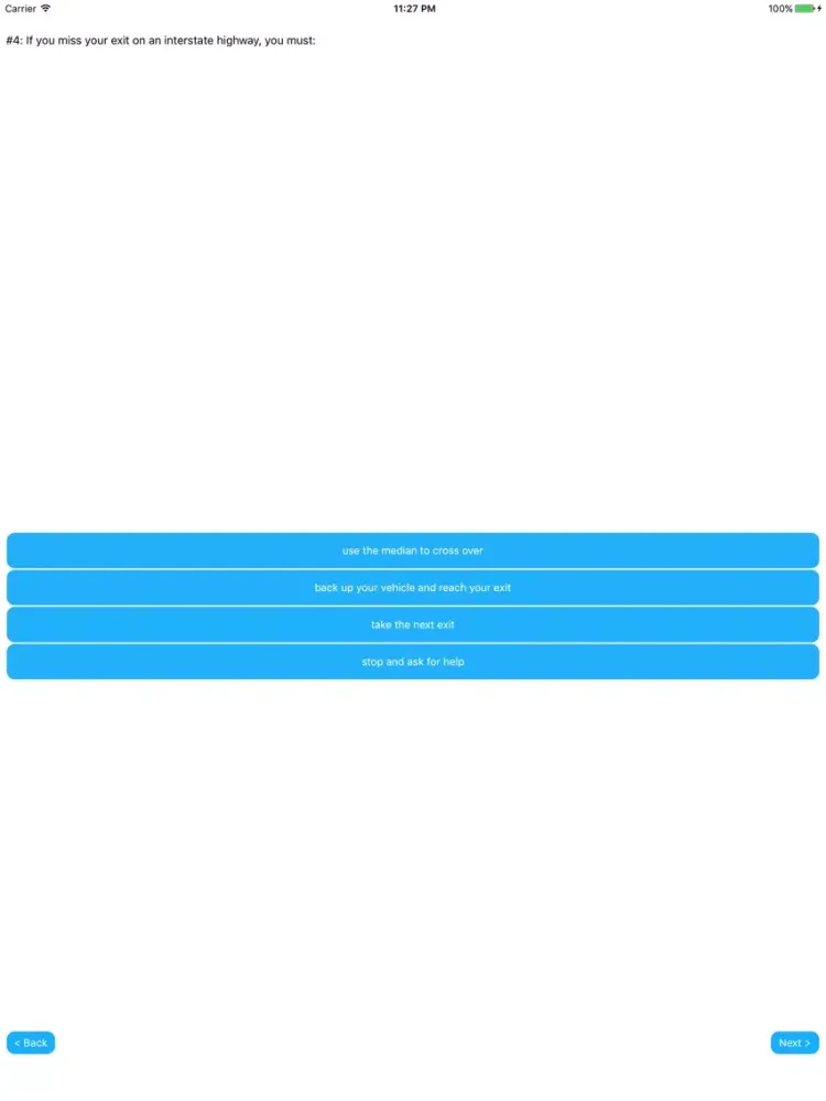 West Virginia DMV Permit Exams iPad  سکرین شاٹس