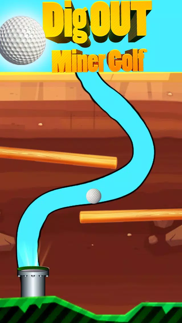 Capturas de tela do Dig Out Miner Golf