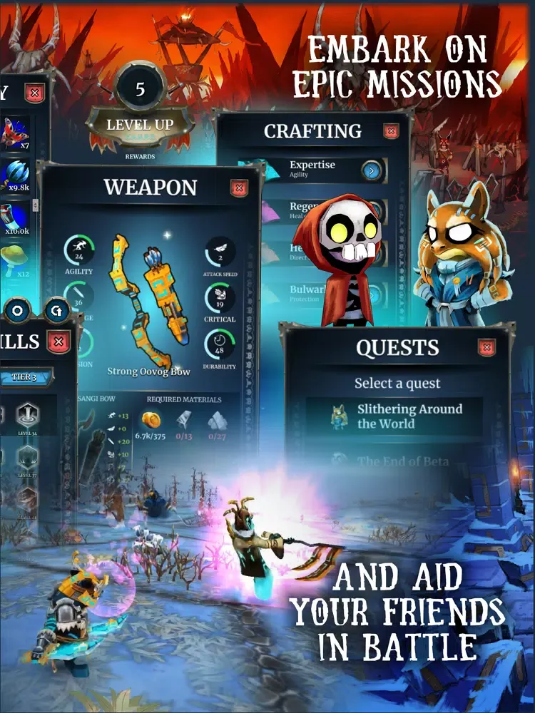 Ảnh chụp màn hình của Otherworld Heroes iPad 