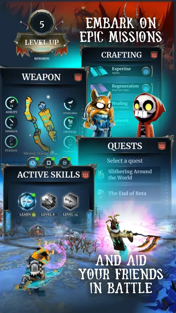 Ảnh chụp màn hình của Otherworld Heroes