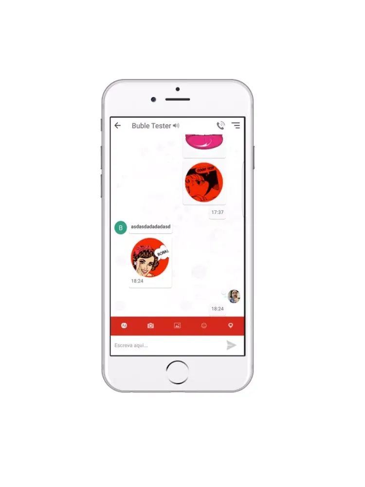Zrzuty ekranu Buble Social iPad 