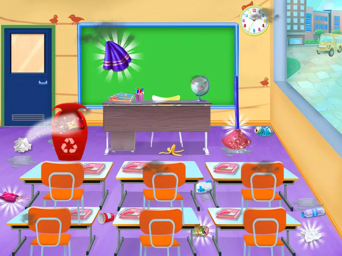 Twins sisters school day fun iPad  Screenshots