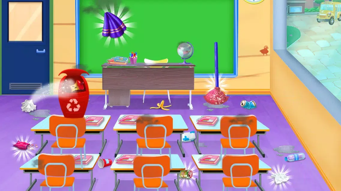 Twins sisters school day fun Screenshots