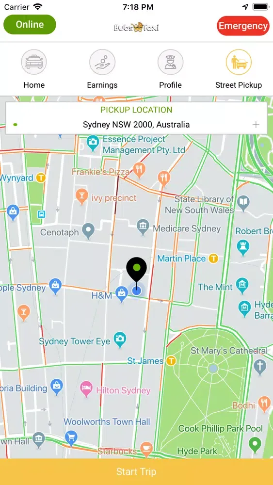 Bubs Taxi Driver應用截圖