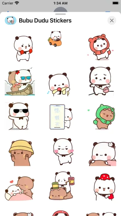 Captures d'écran de Bubu Dudu Stickers - WASticker