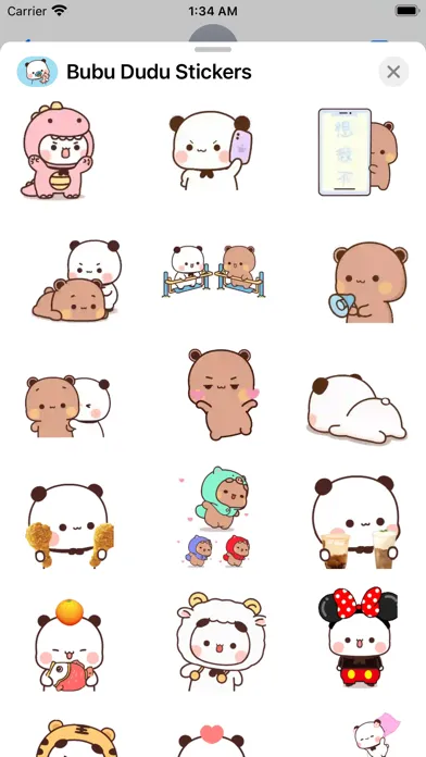 Captures d'écran de Bubu Dudu Stickers - WASticker