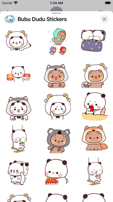 Captures d'écran de Bubu Dudu Stickers - WASticker