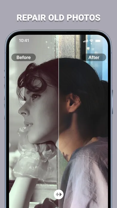 Tangkapan skrin Upscale, Unblur Photo Enhancer