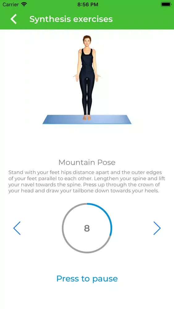 Zrzuty ekranu Yoga Workout Fitness